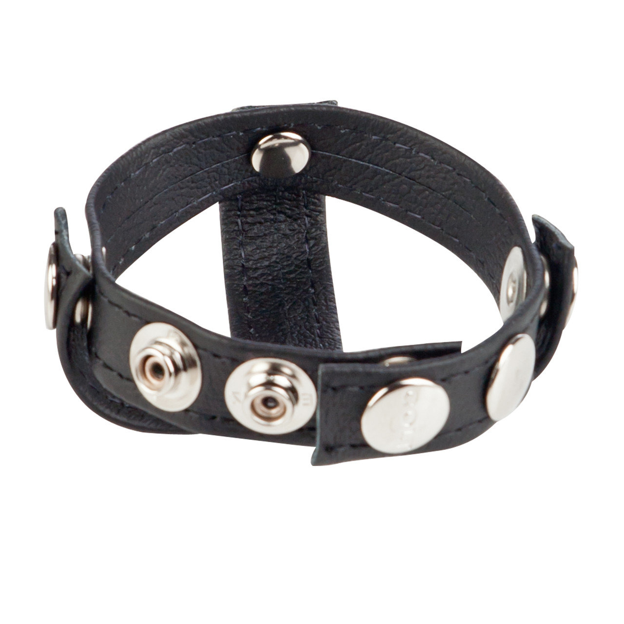 COLT Leather H-Piece Divider Cock & Balls Strap
