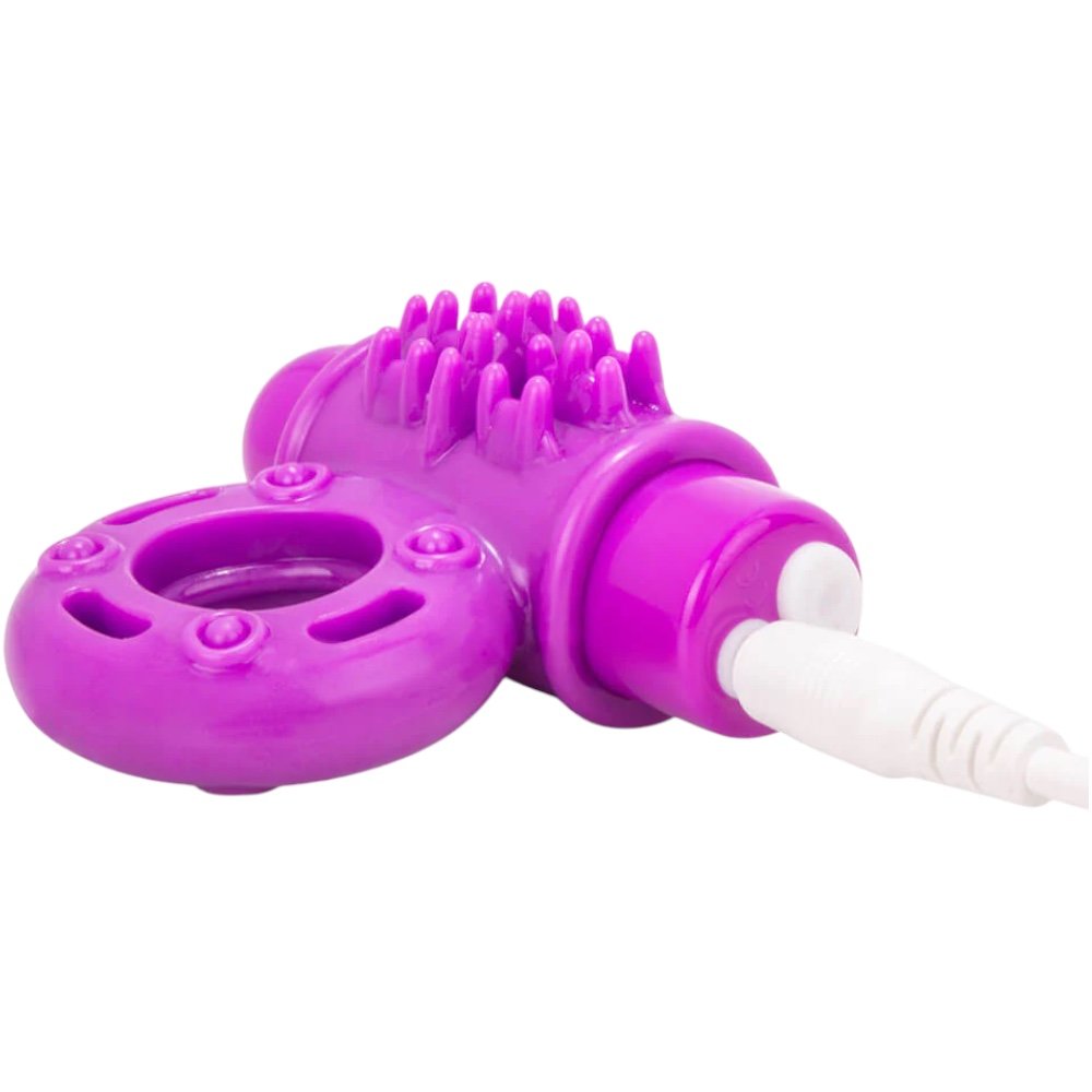 Screaming O Charged OWow Vibrating Cock Ring Purple