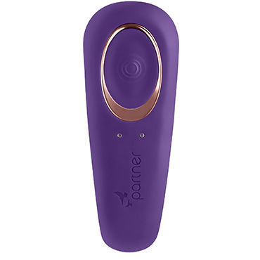 Satisfyer Partner Double Classic Couples Vibrator Purple