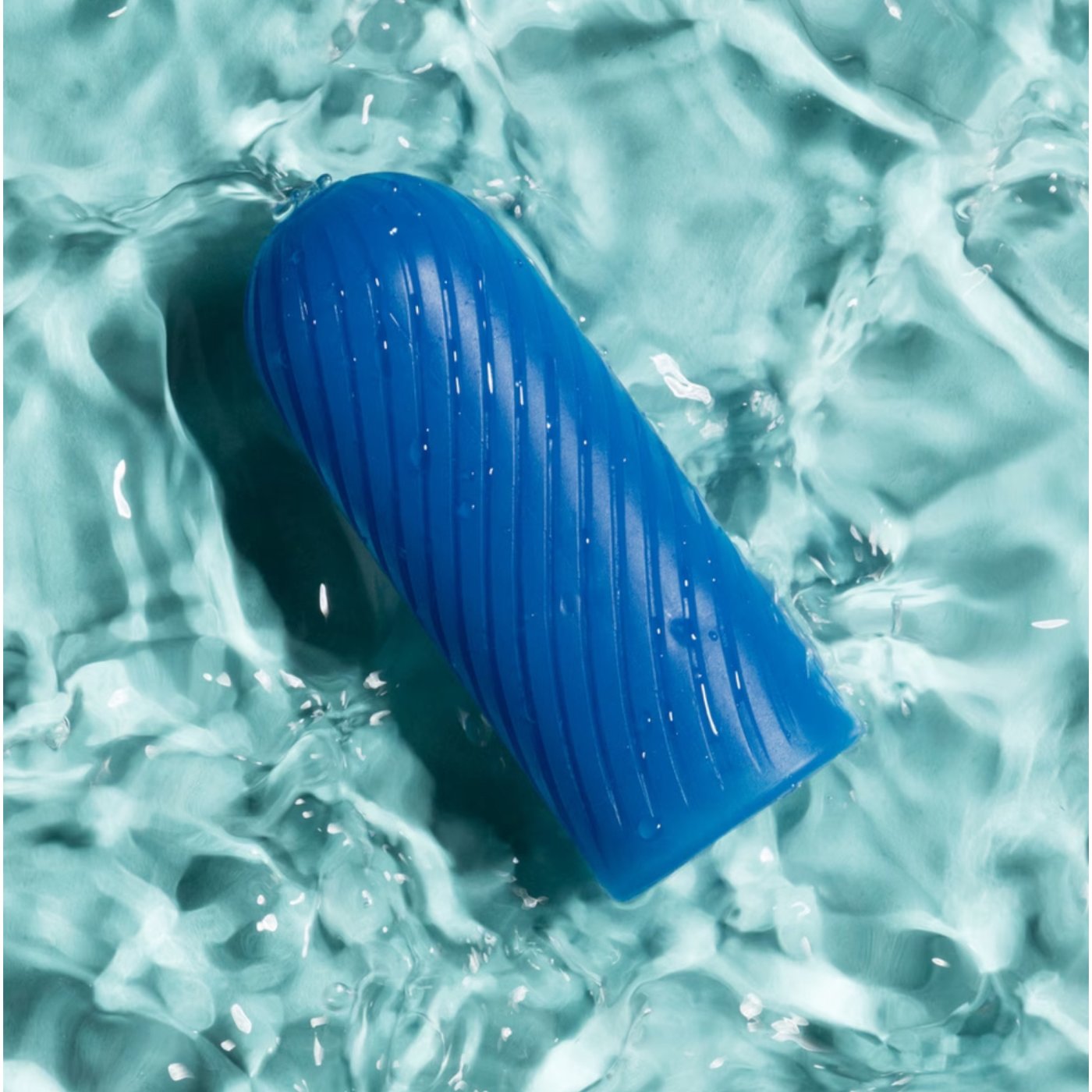 Arcwave Ghost Silicone Reusable Reversible Textured Male Stroker Blue