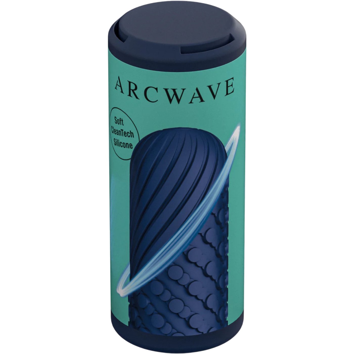 Arcwave Ghost Silicone Reusable Reversible Textured Male Stroker Blue