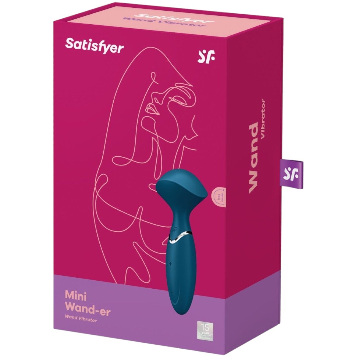 Satisfyer Mini Wand-er Rechargeable Wand Vibrator Grey