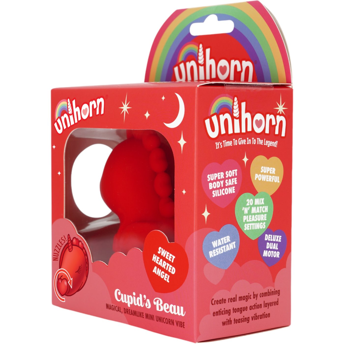 Unihorn Cupid's Beau Unicorn Heart-Tongued Vibrator