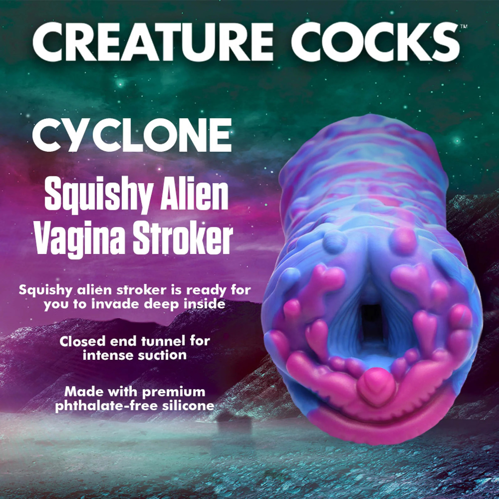 Creature Cocks Cyclone Squishy Silicone Alien Vagina Stroker