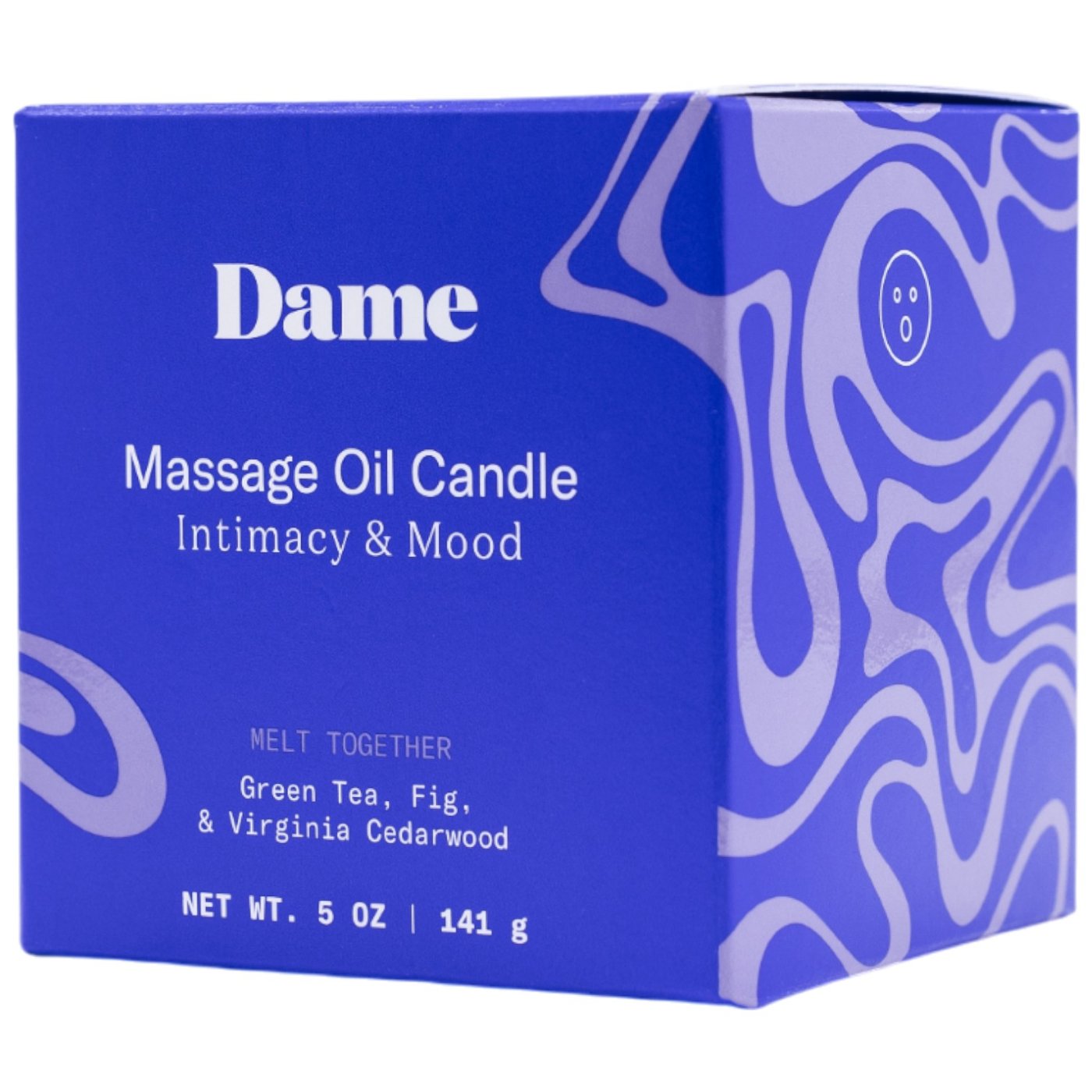Dame Massage Oil Candle Melt Together