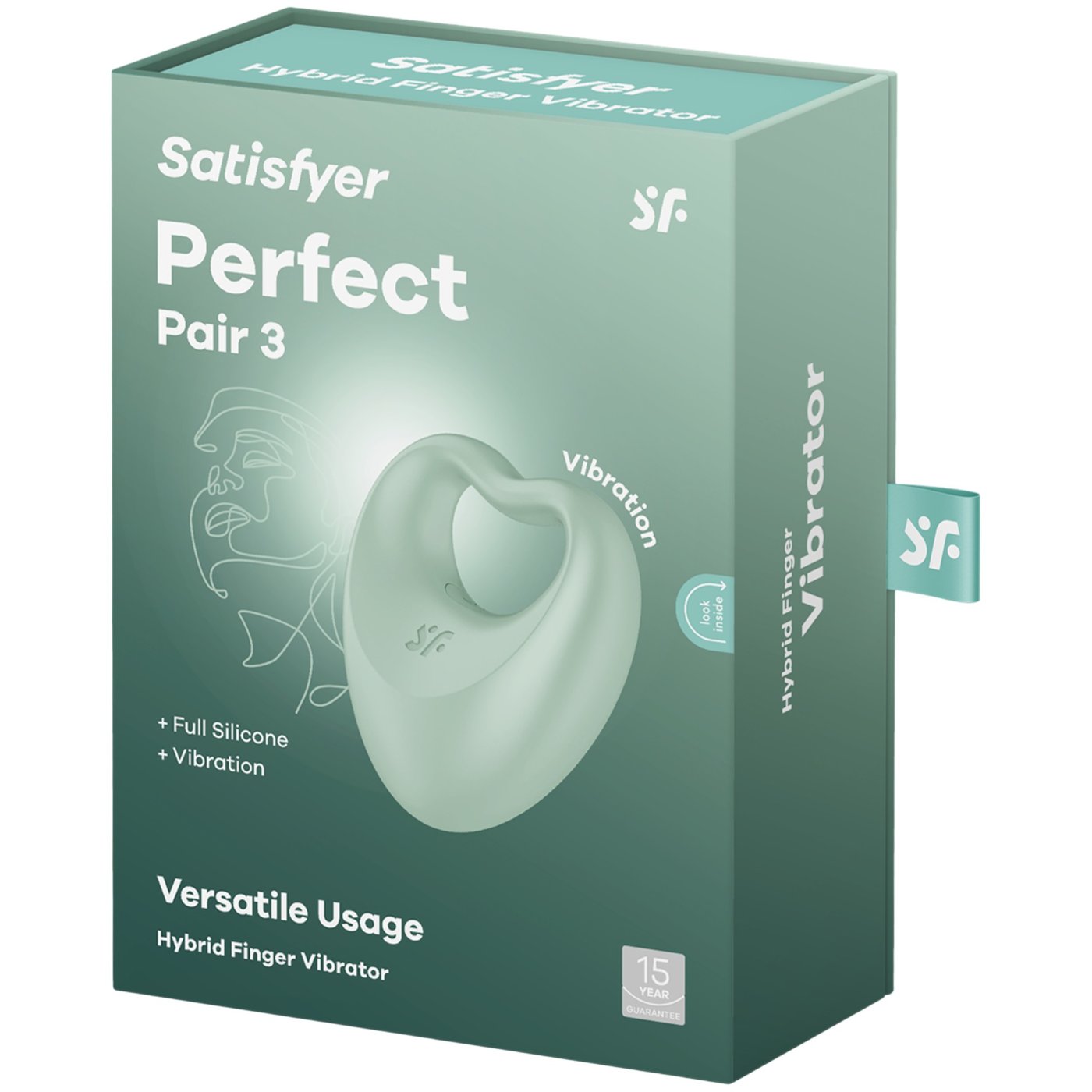 Satisfyer Perfect Pair 3 Vibrating Cock Ring & Finger Vibrator