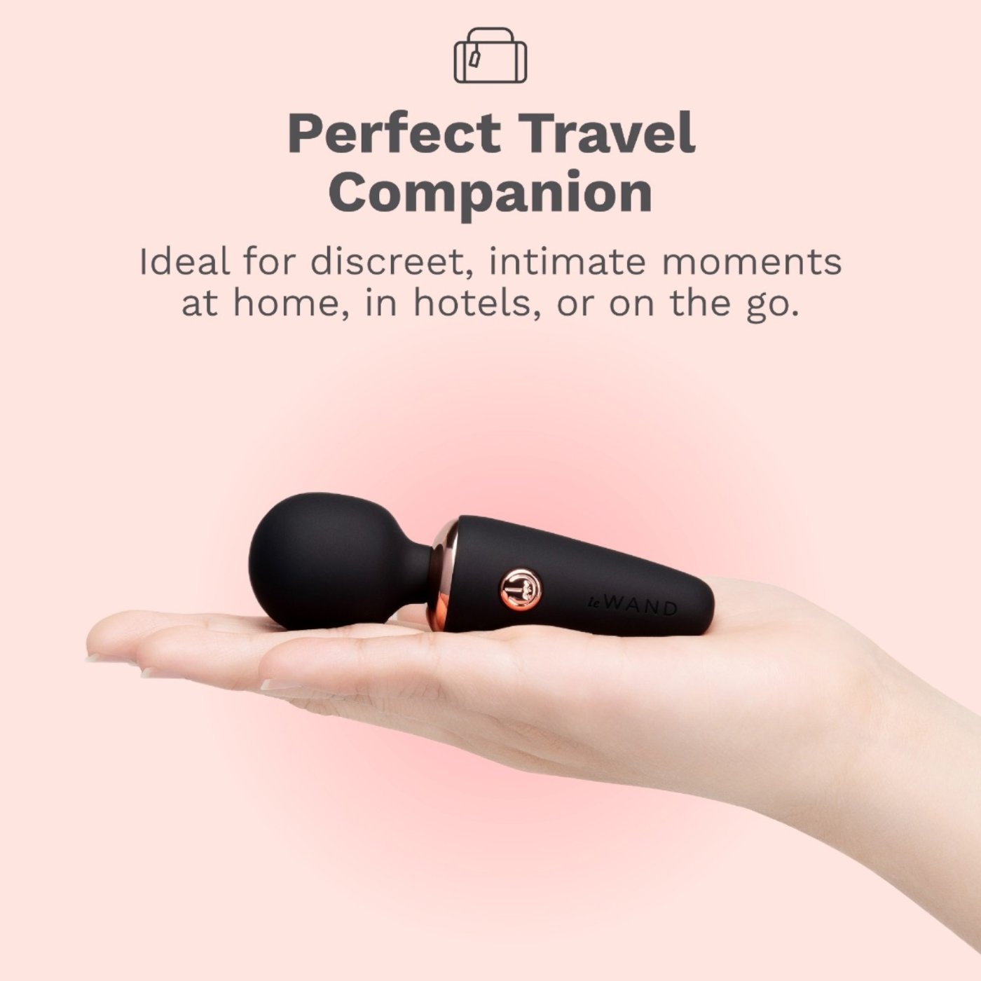 Le Wand Mini Vibe Micro Wand Rechargeable Pocket-Size Mini Wand Vibrator