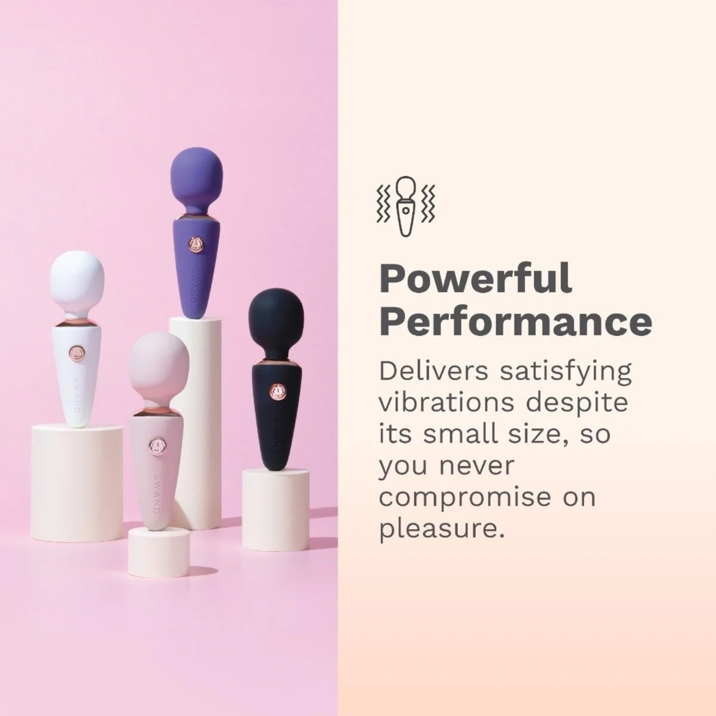 Le Wand Mini Vibe Micro Wand Rechargeable Pocket-Size Mini Wand Vibrator