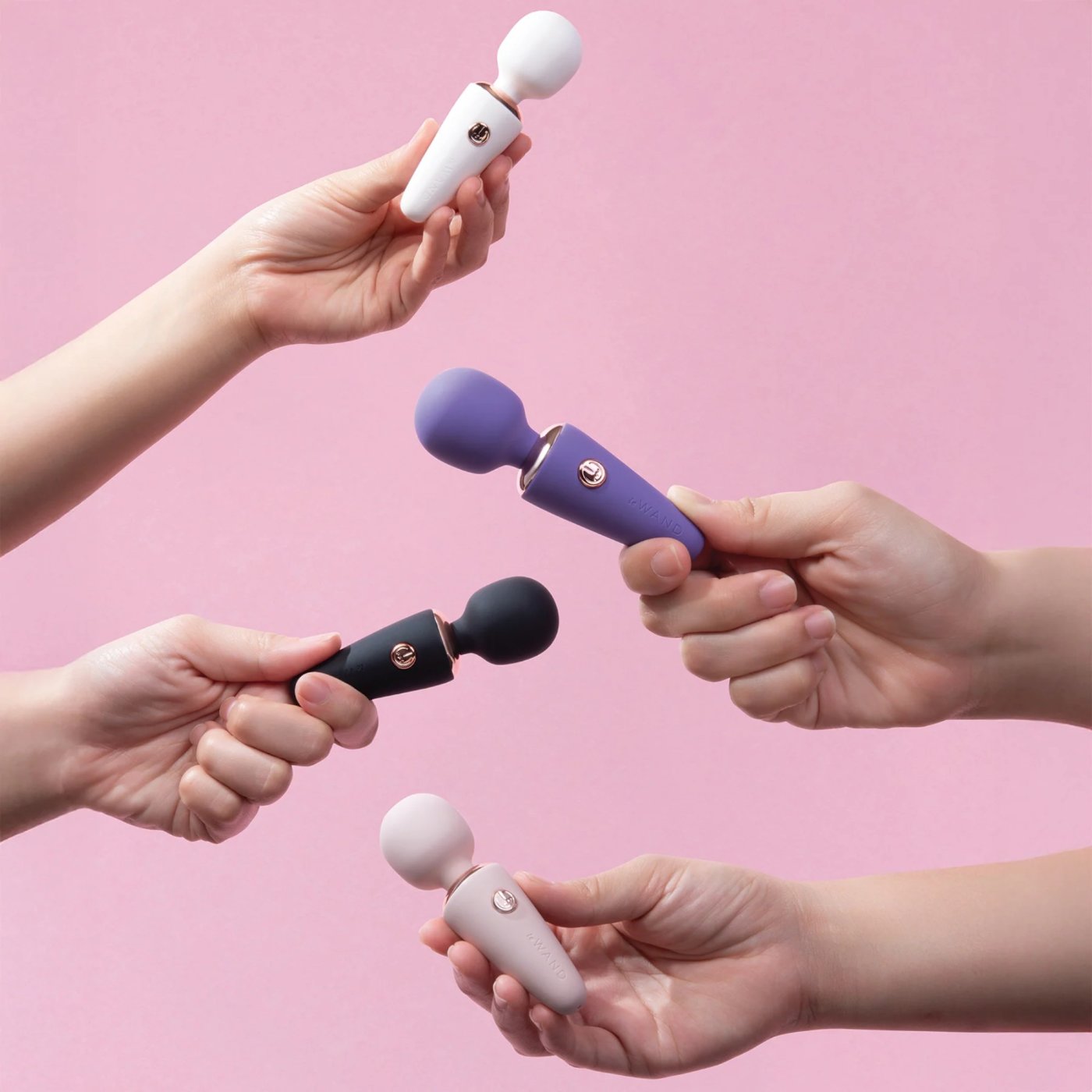 Le Wand Mini Vibe Micro Wand Rechargeable Pocket-Size Mini Wand Vibrator