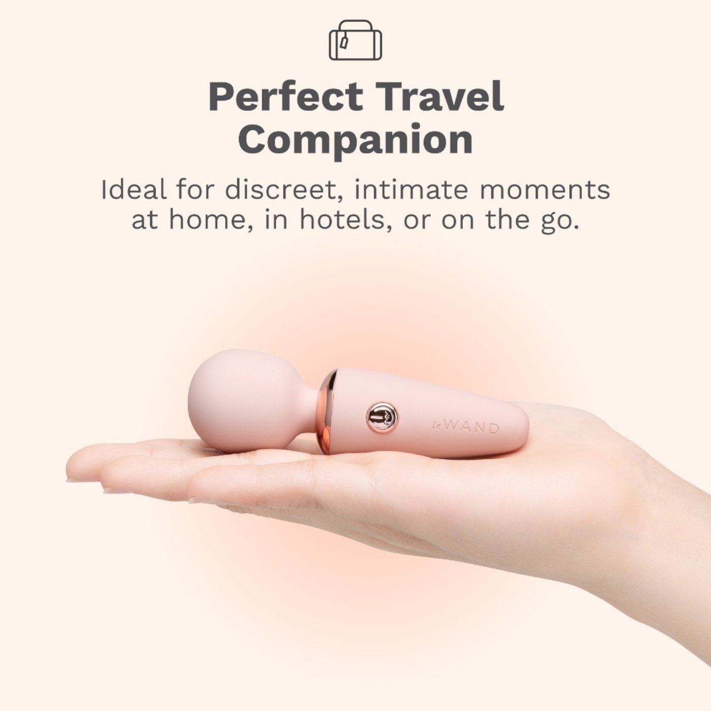Le Wand Mini Vibe Micro Wand Rechargeable Pocket-Size Mini Wand Vibrator