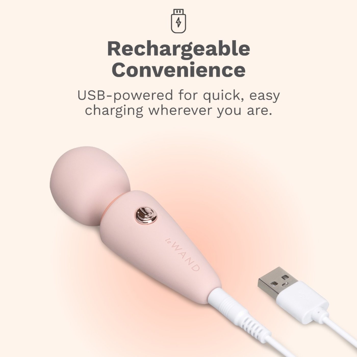 Le Wand Mini Vibe Micro Wand Rechargeable Pocket-Size Mini Wand Vibrator