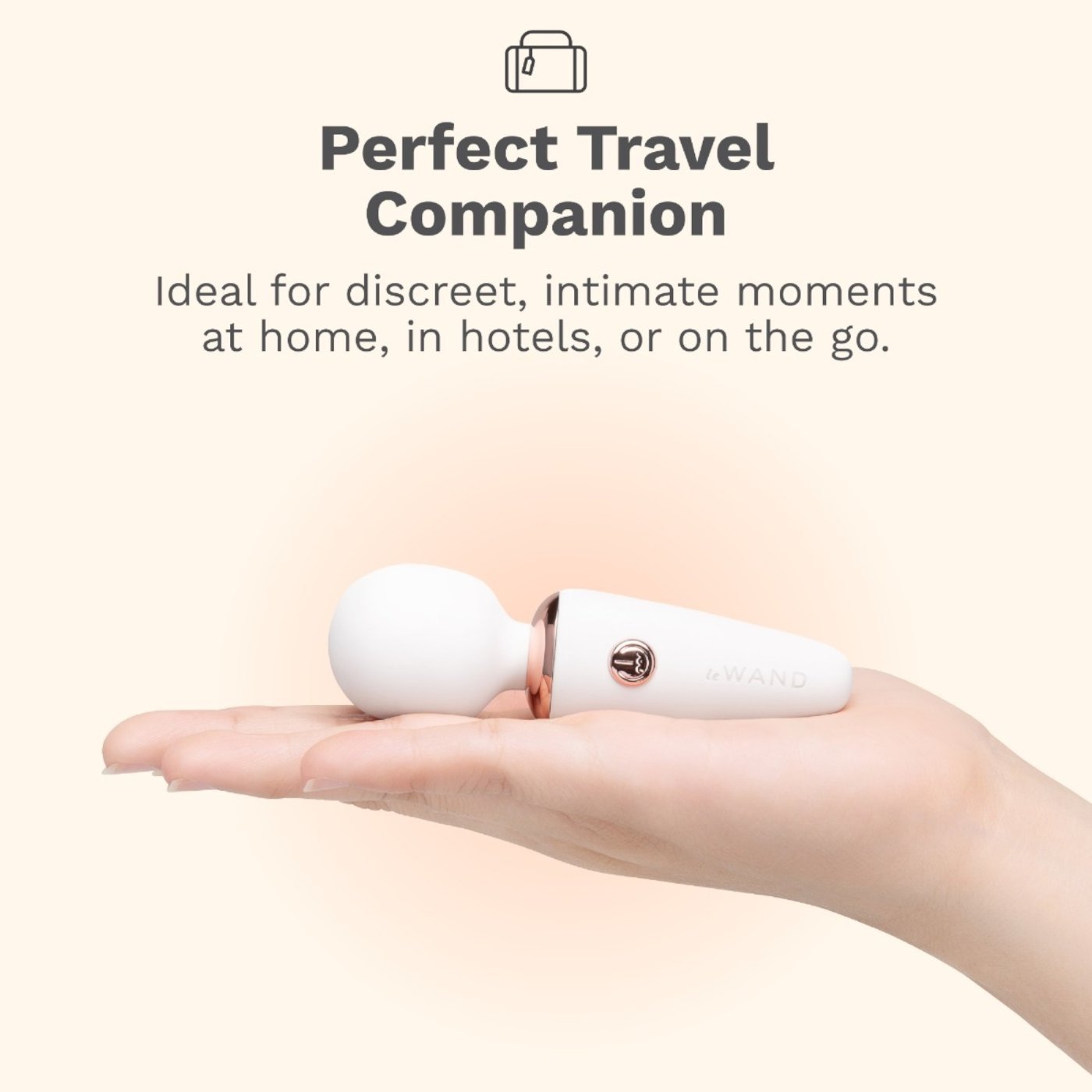 Le Wand Mini Vibe Micro Wand Rechargeable Pocket-Size Mini Wand Vibrator