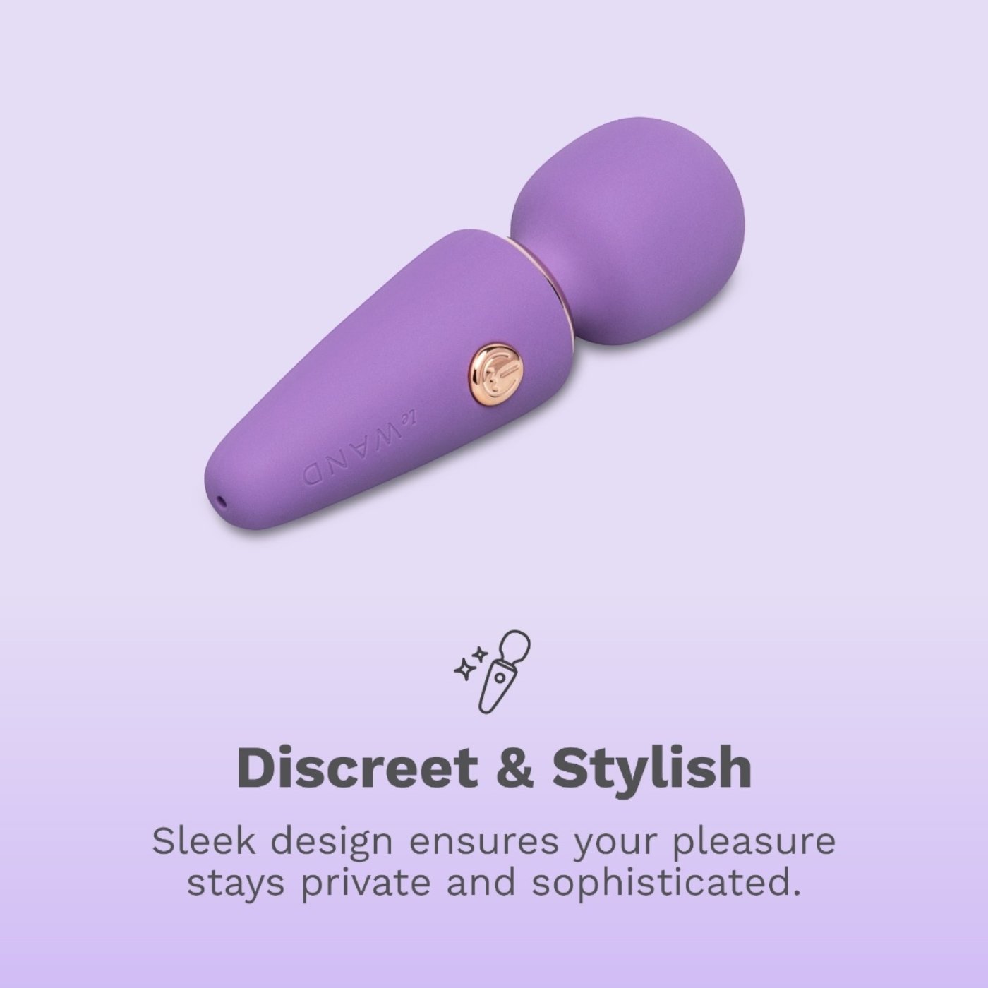 Le Wand Mini Vibe Micro Wand Rechargeable Pocket-Size Mini Wand Vibrator