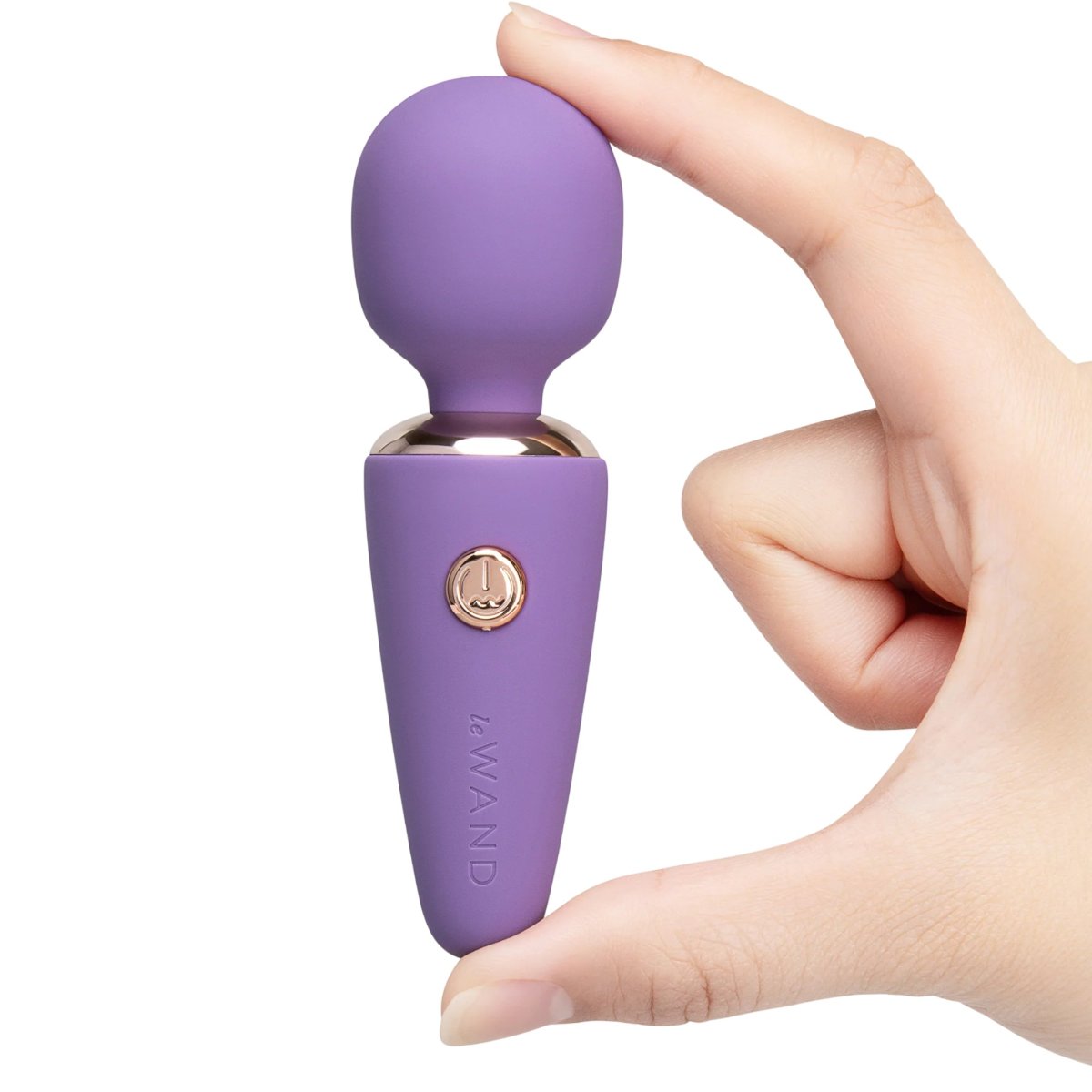 Le Wand Mini Vibe Micro Wand Rechargeable Pocket-Size Mini Wand Vibrator, Violet – Le Wand