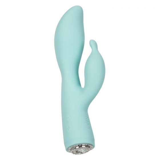 Pave By Jopen Victoria Premium Satin-Finish Silicone Waterproof Rabbit Vibrator 7.5 Inch