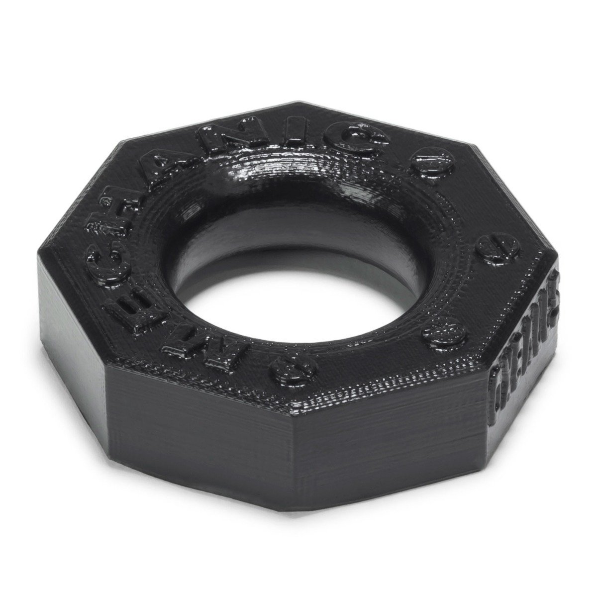 Prowler RED By Oxballs Mechanic Silicone Nut-Shaped Cock Ring Black