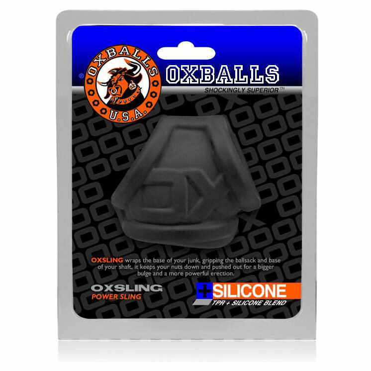 Oxballs OXSLING Cock and Ball Ring Black Ice