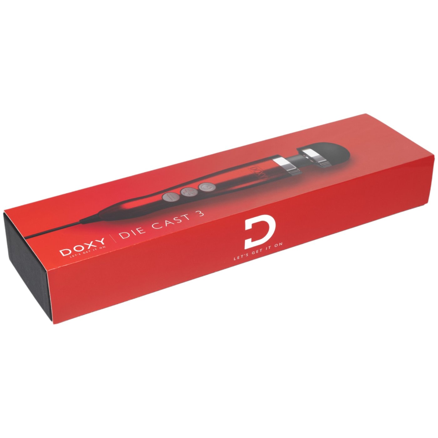 Doxy Die Cast 3 Wand Massager Candy Red
