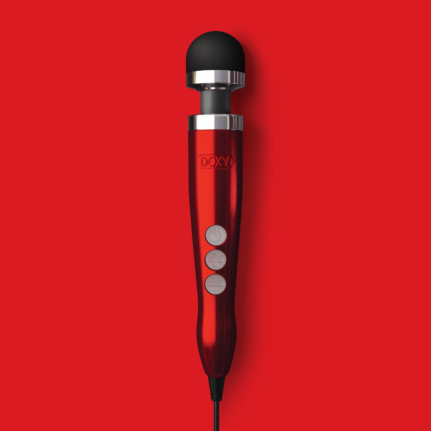 Doxy Die Cast 3 Wand Massager Candy Red