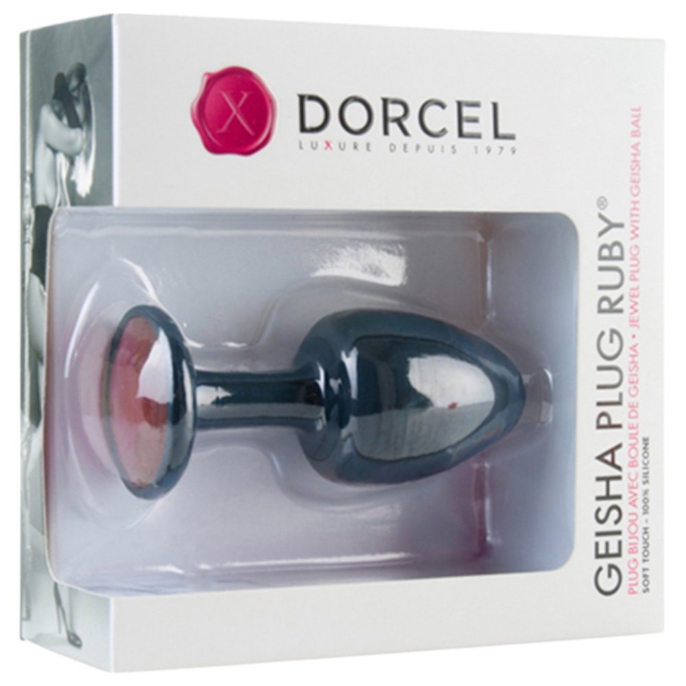 Dorcel Geisha Jewelled Butt Plug Ruby Medium
