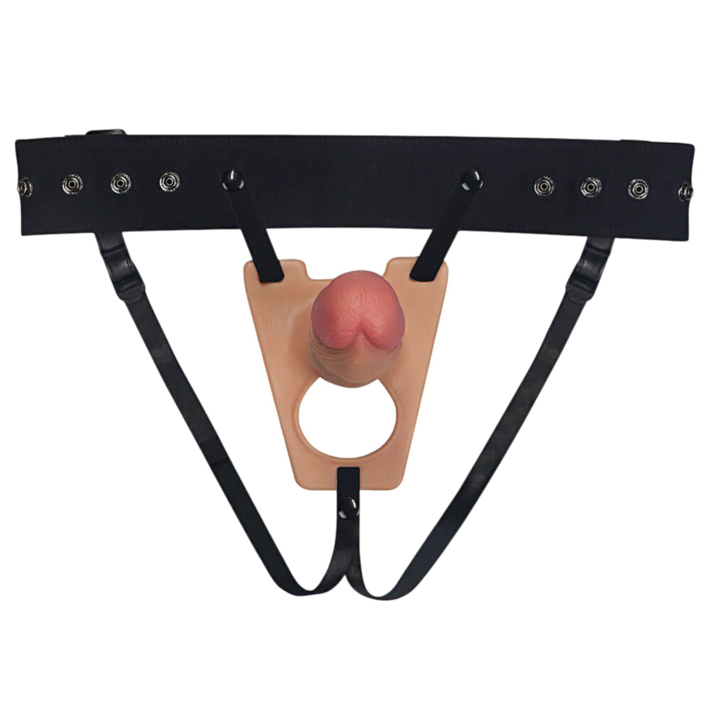 Lovetoy Unisex Hollow Strap On 8 Inch