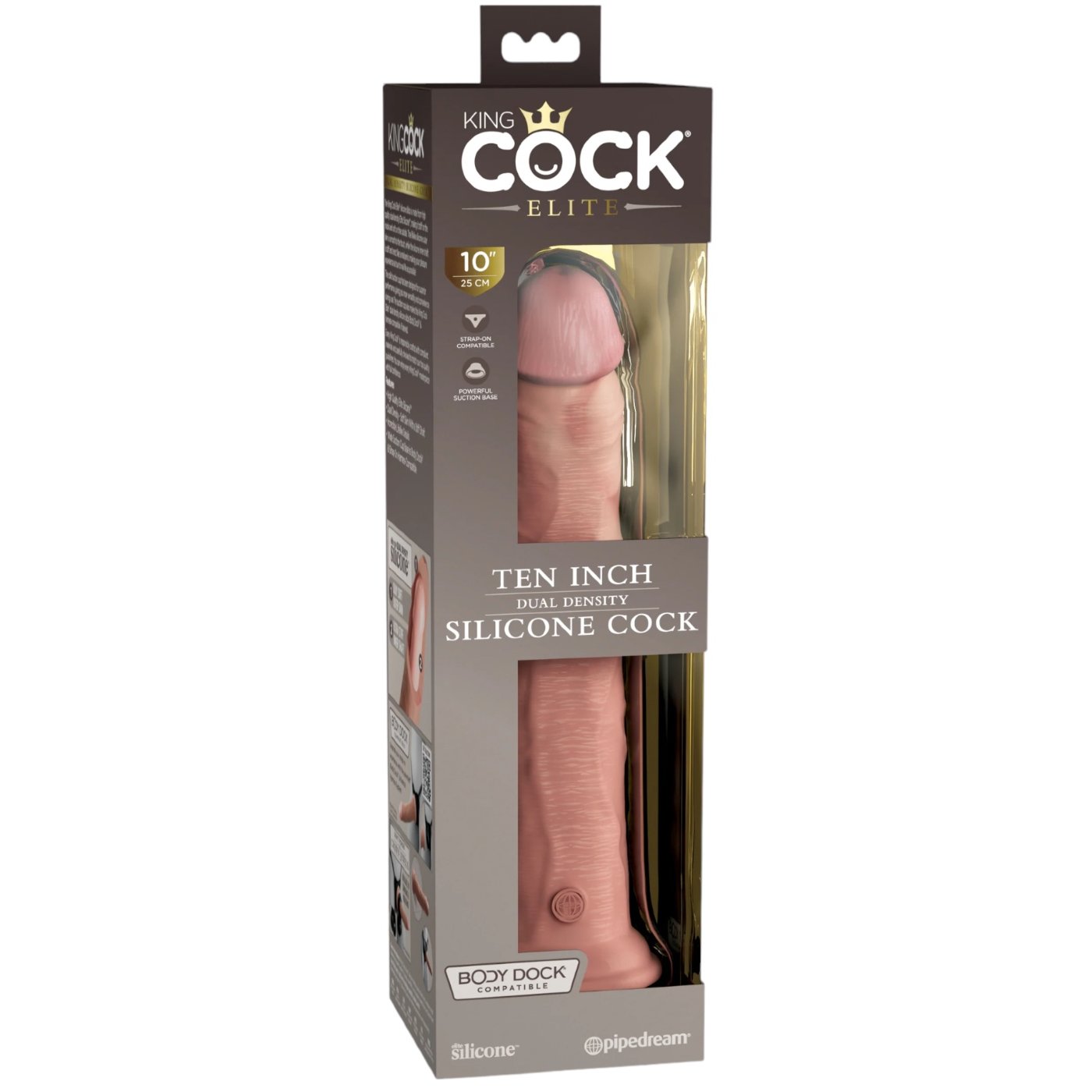 King Cock Elite Dual Density Realistic Dildo 10 Inch