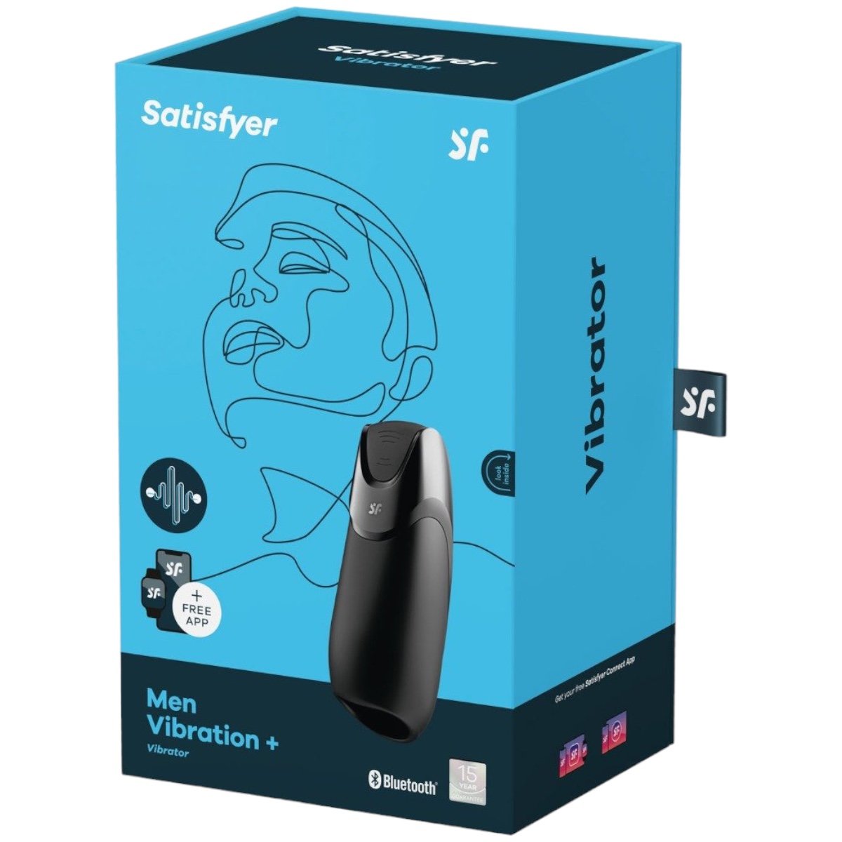 Satisfyer Men Vibration+ App Controlled Rechargeable Male Masturbator