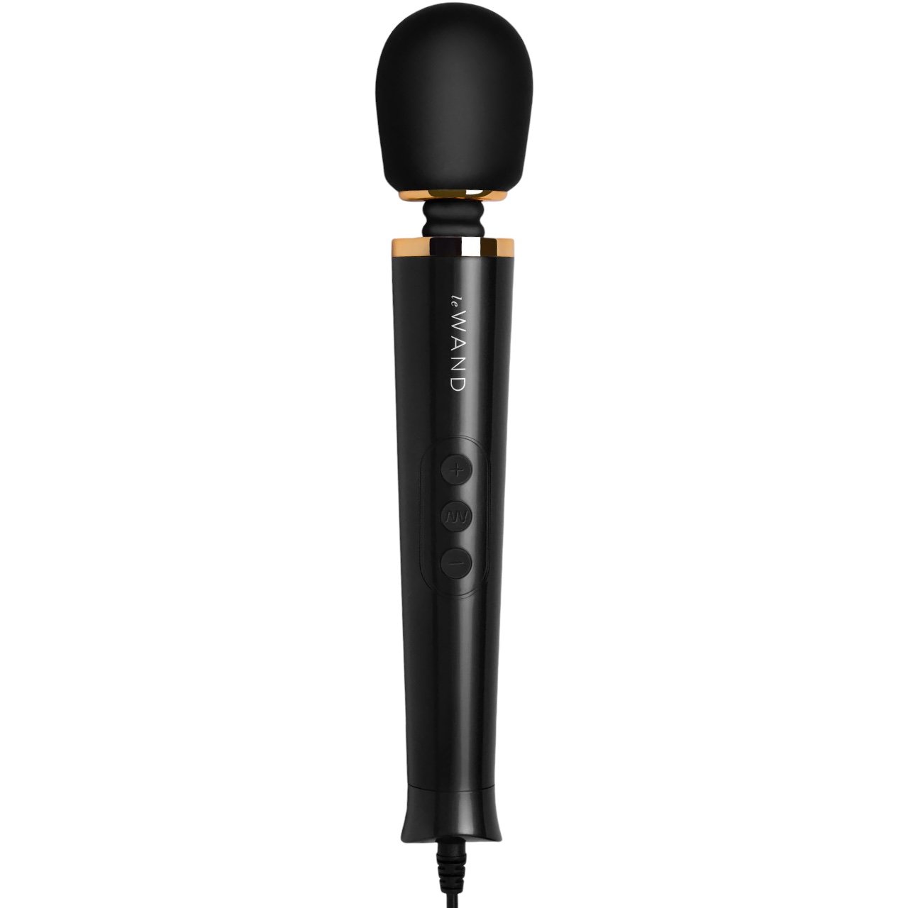 Le Wand Petite Plug-In Mini Massage Wand Vibrator Black