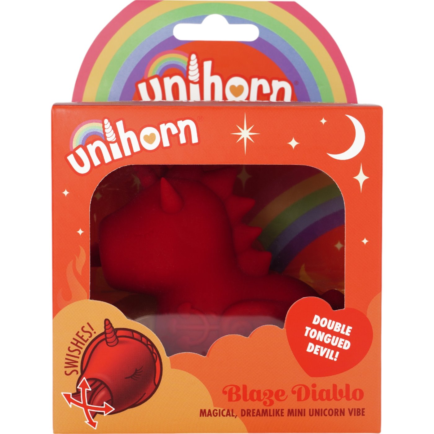 Unihorn Blaze Diablo Unicorn Swishing Tongue Vibrator