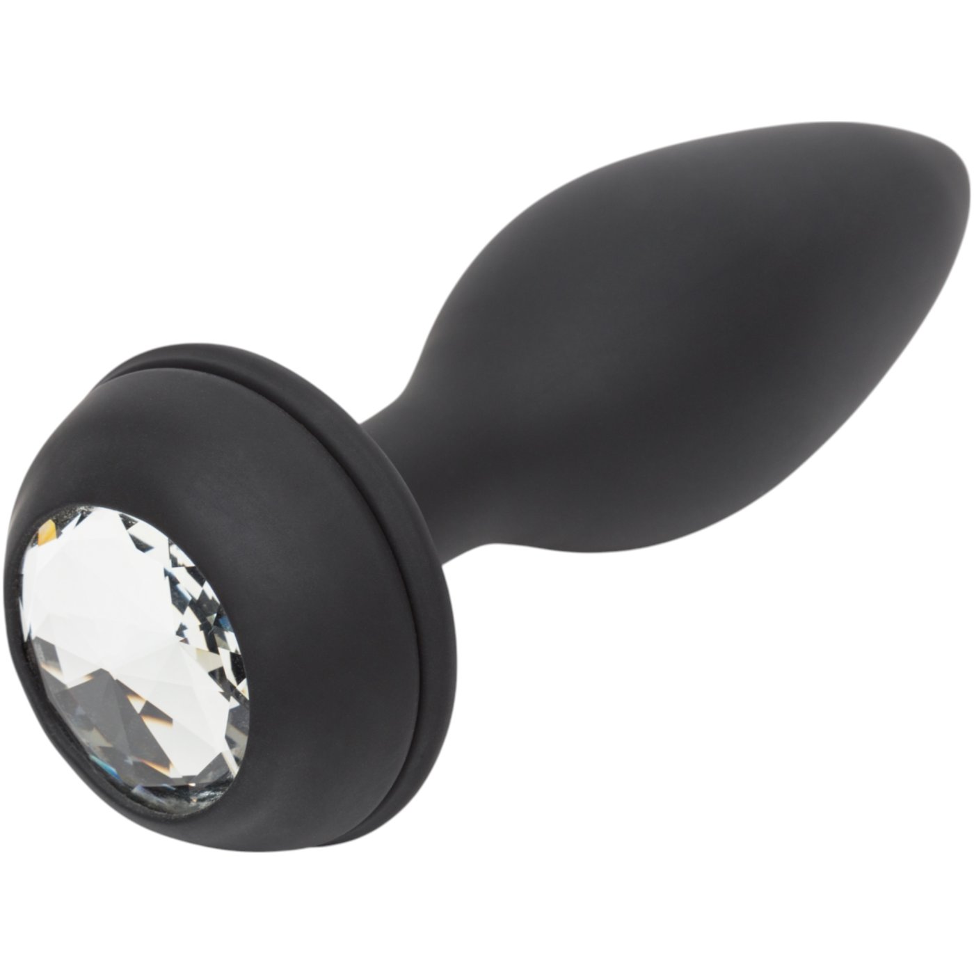 Happy Rabbit Rechargeable Vibrating Butt Plug Large Black/Pink 5 Inch