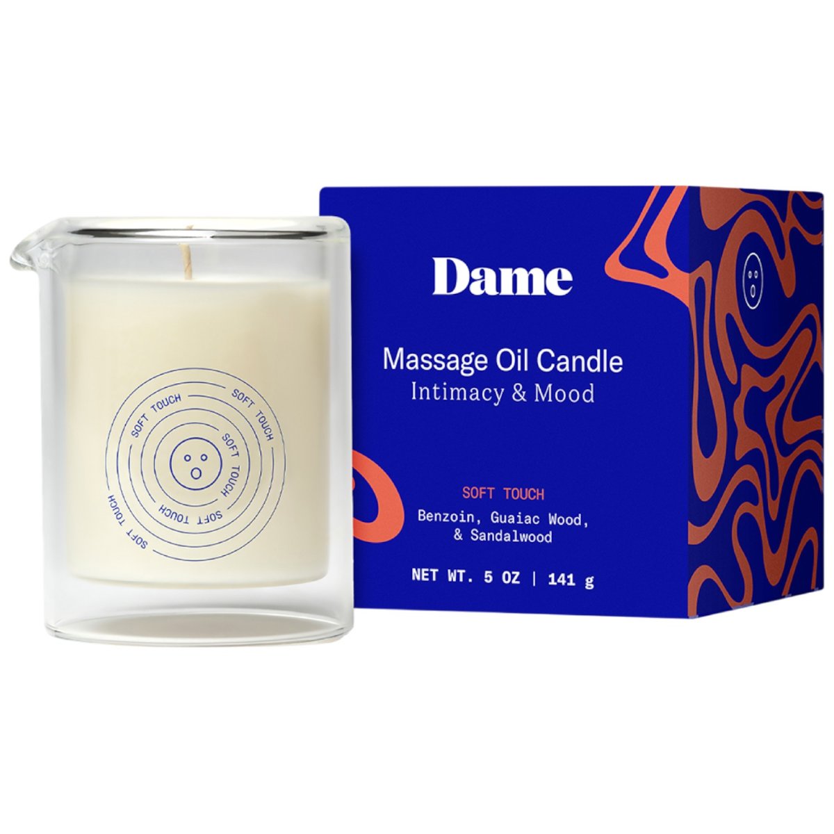 Dame Massage Oil Candle Soft Touch