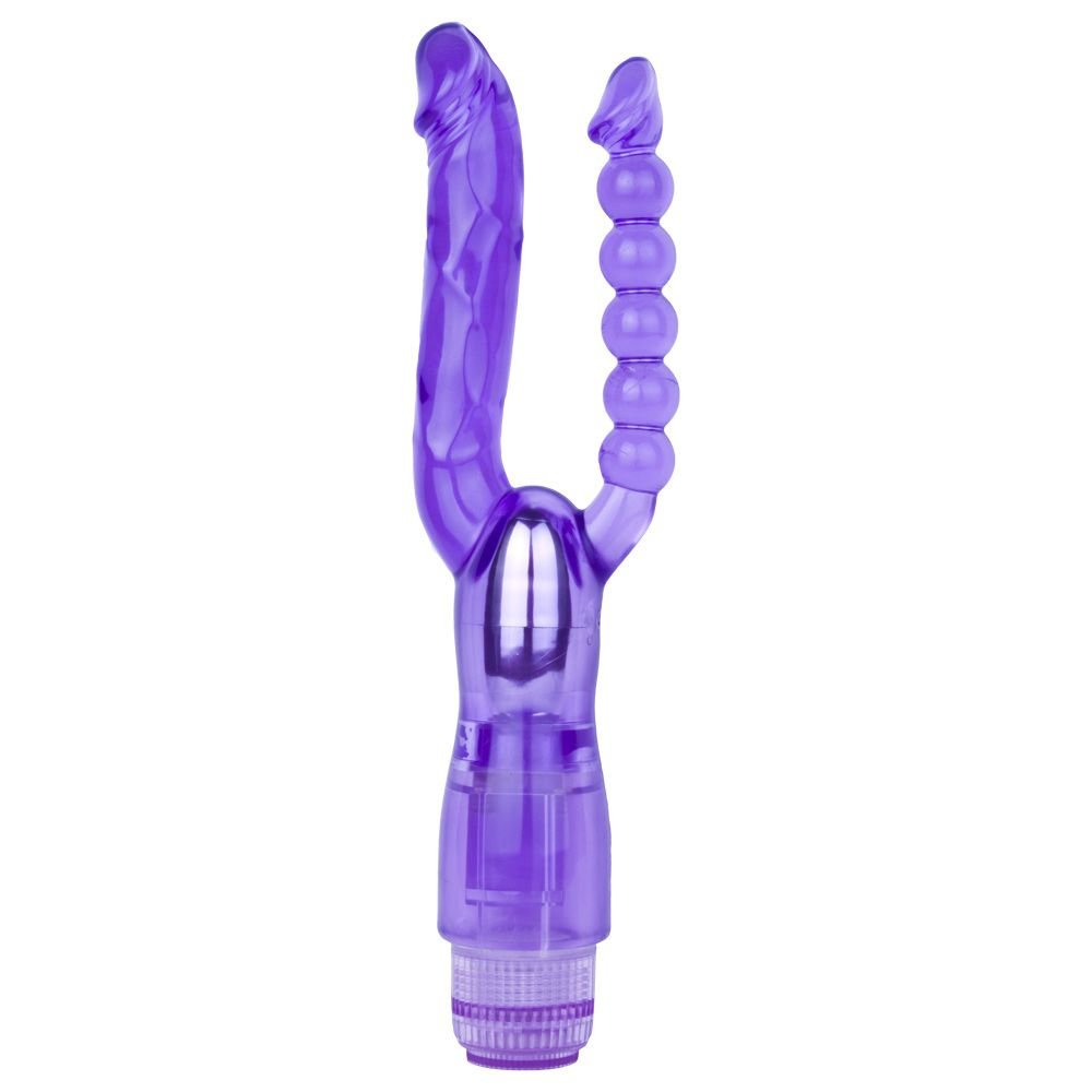 Me You Us Extreme Dual Vibrator Purple 4.75 Inch