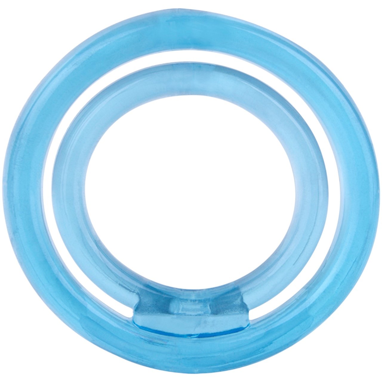 Screaming O RingO2 Double Cock Ring Blue