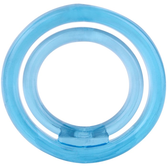Screaming O RingO2 Double Cock Ring Blue