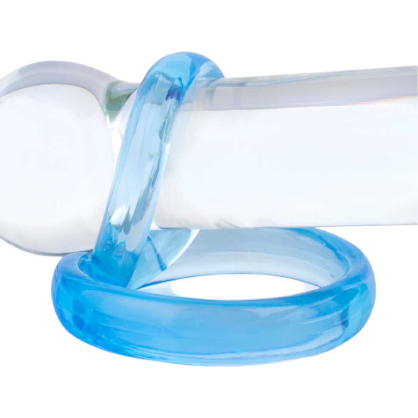 Screaming O RingO2 Double Cock Ring Blue
