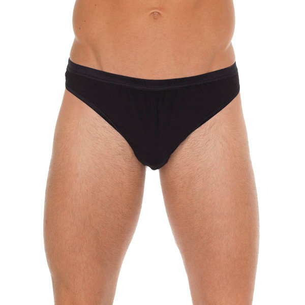Rimba Mens Black Cotton G-String