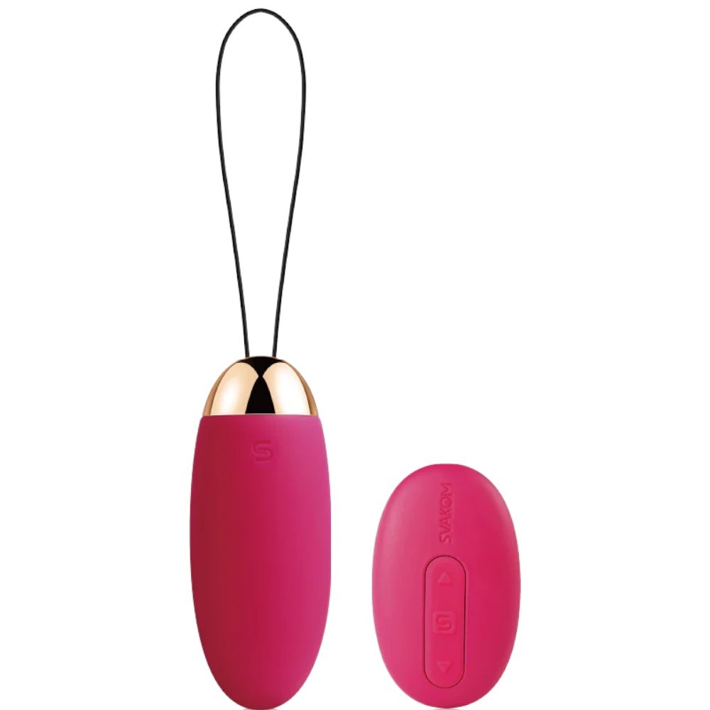 Svakom Elva Powerful Intelligent Remote Control Wearable Vibrating Bullet Pink