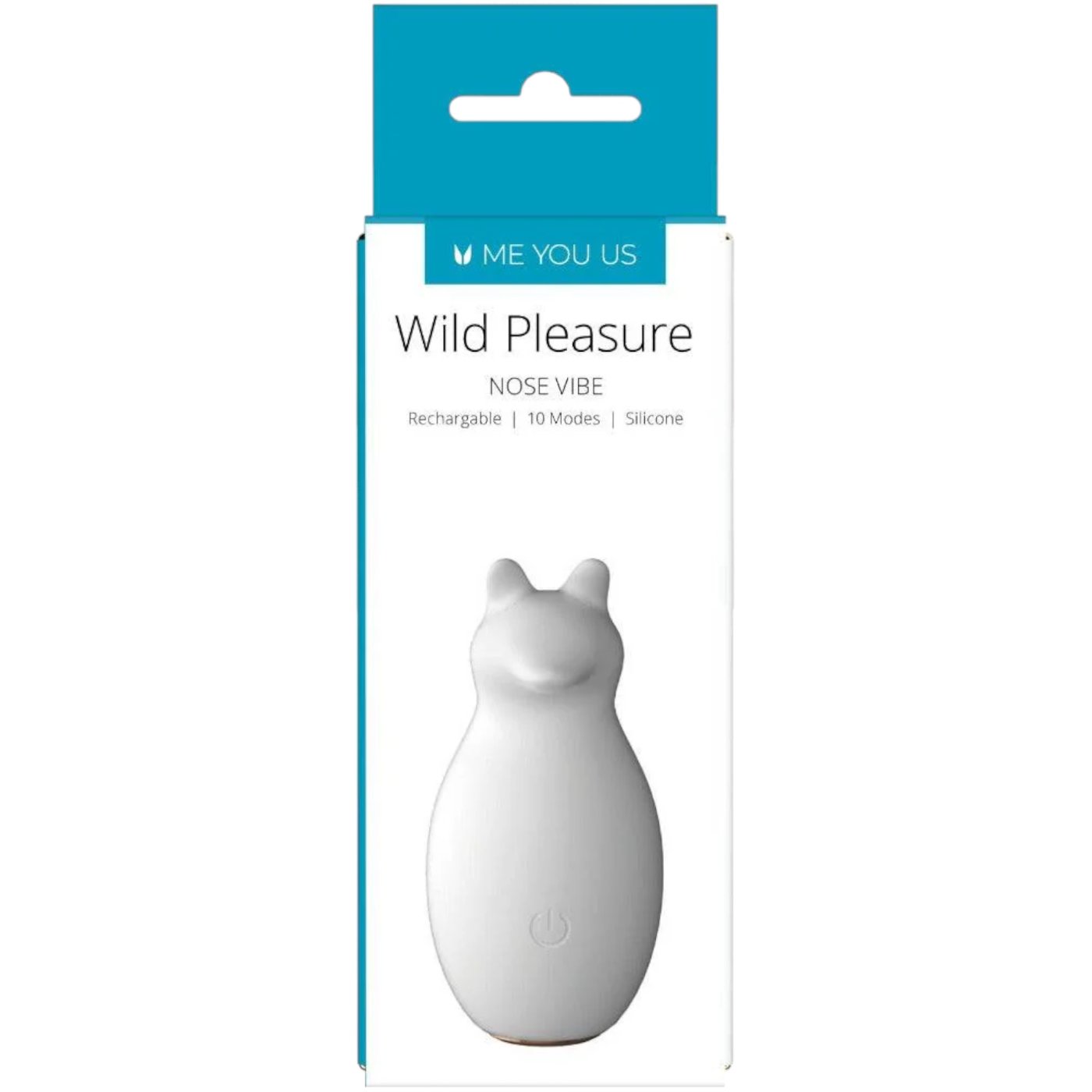 Me You Us Wild Pleasure Animal-Shaped Nose Vibrator White