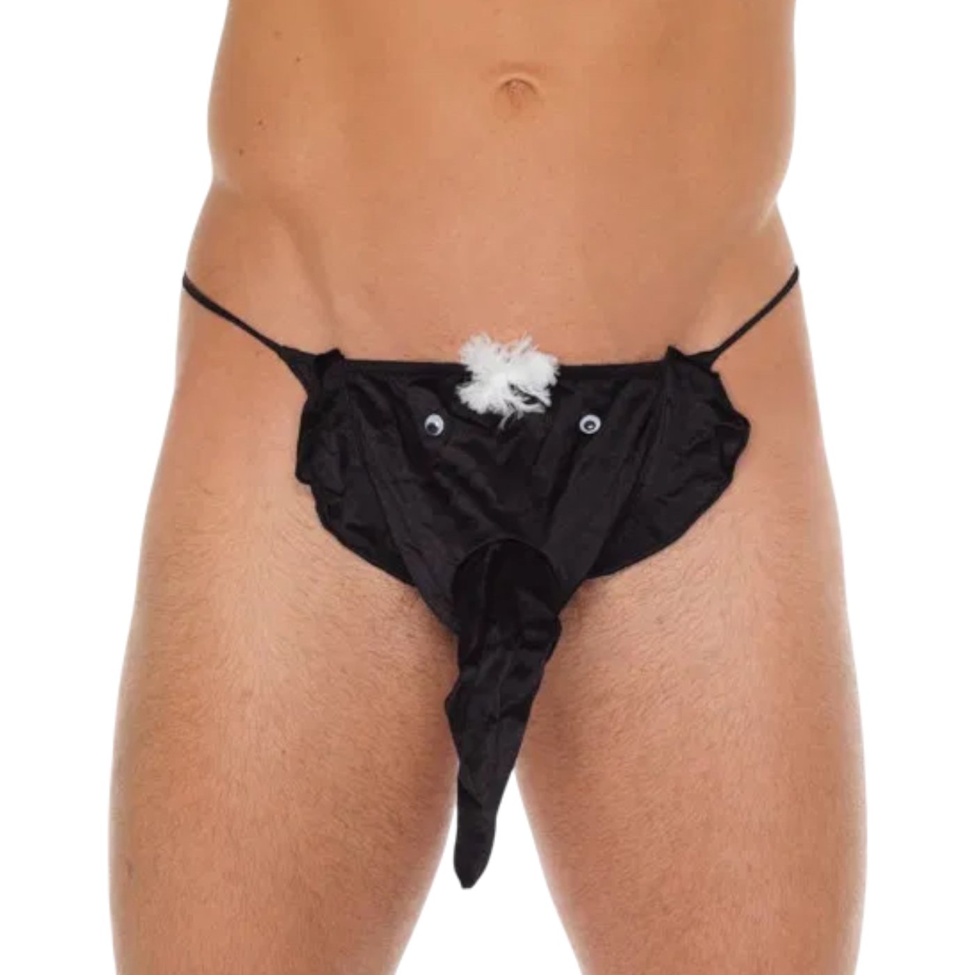 Rimba Men’s Black Elephant Pouch G-String Thong