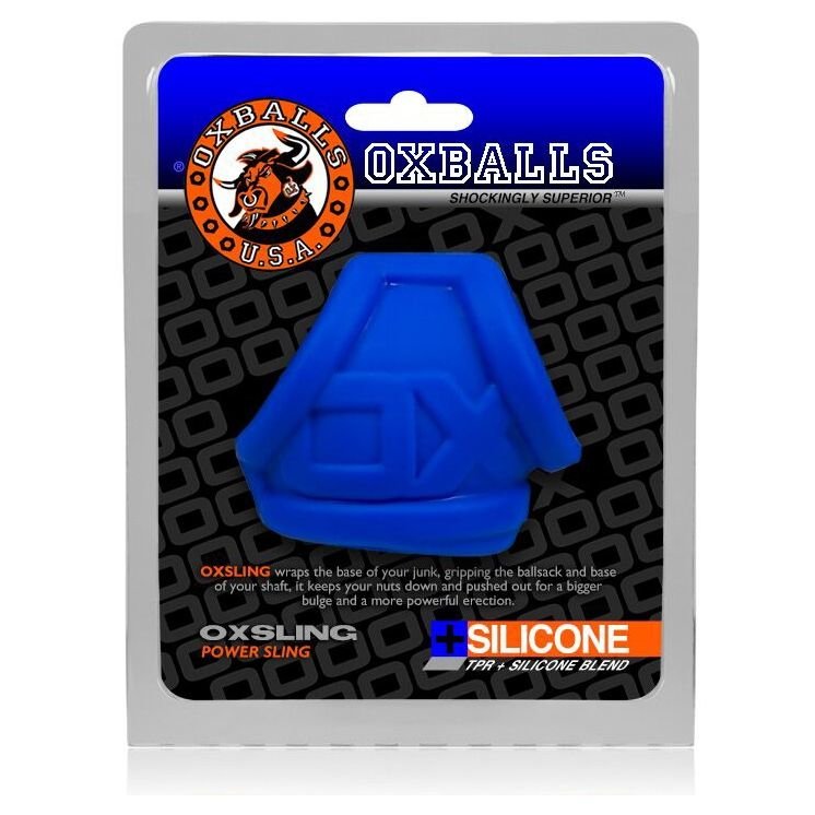 Oxballs OXSLING Cock and Ball Ring Blue Ice
