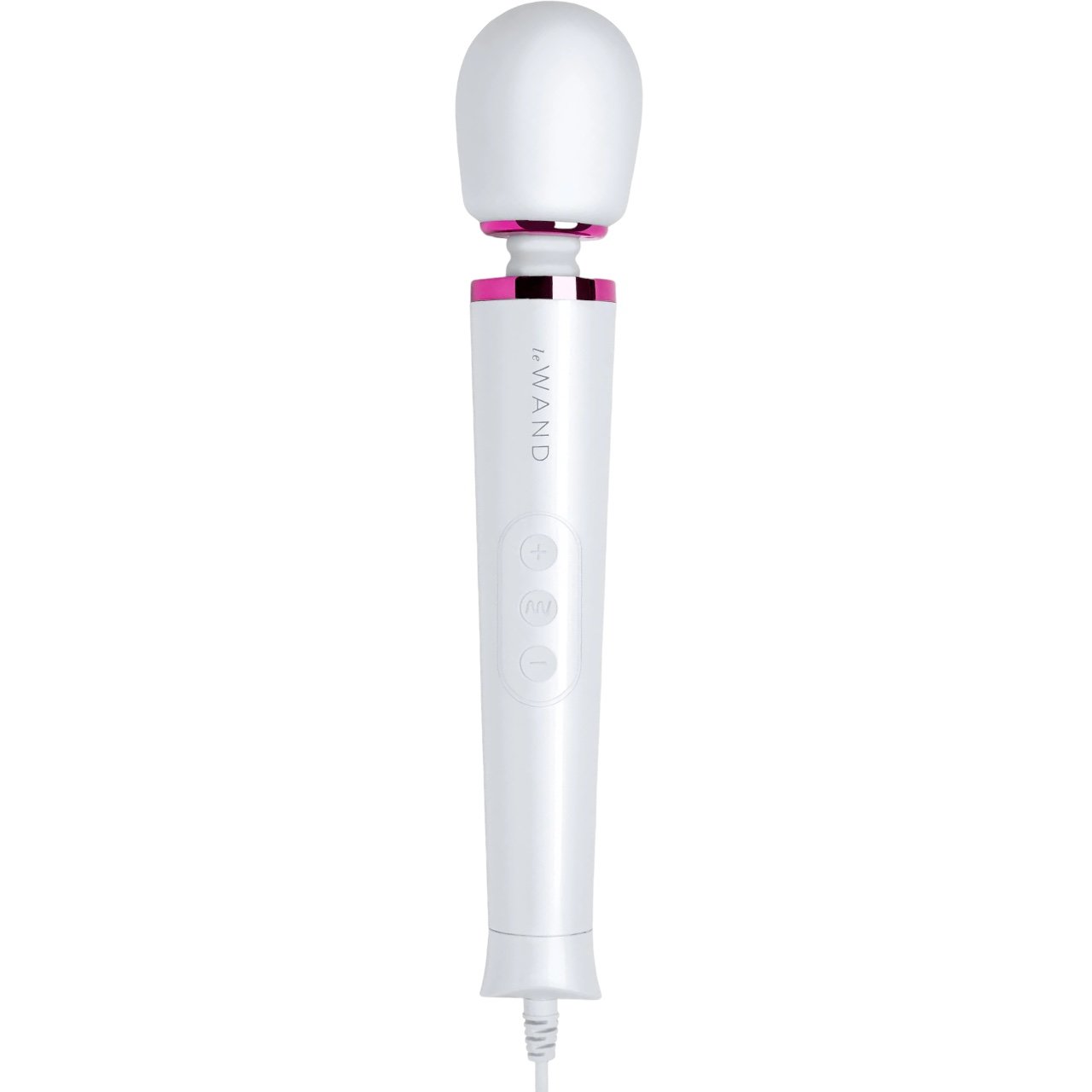 Le Wand Petite Plug-In Mini Massage Wand Vibrator White