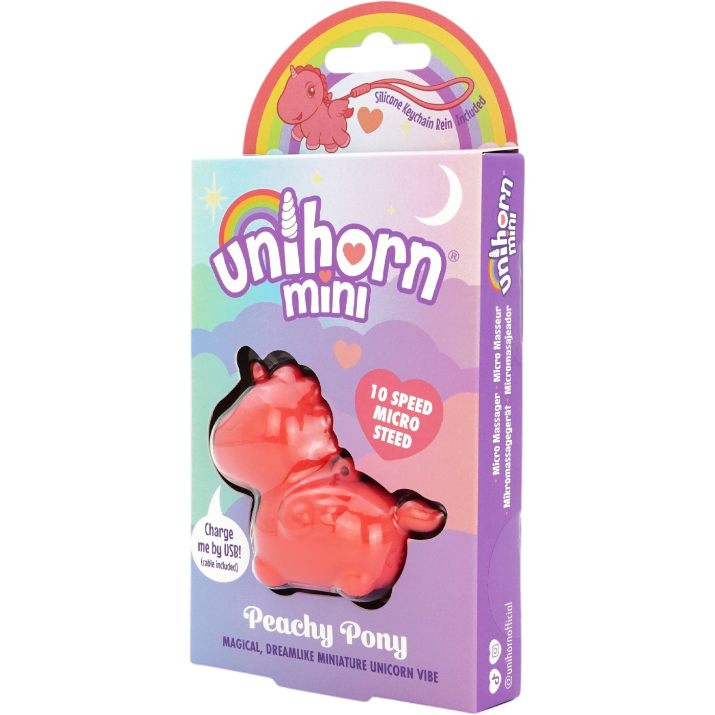 Unihorn Mini Peachy Pony Miniature Clitoral Vibrator