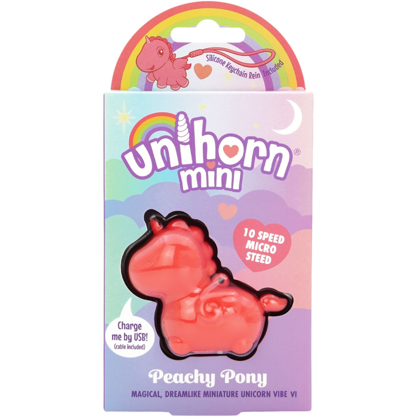 Unihorn Mini Peachy Pony Miniature Clitoral Vibrator