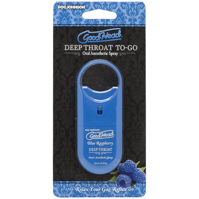 GoodHead Deep Throat Spray To-Go Blue Raspberry 9ml