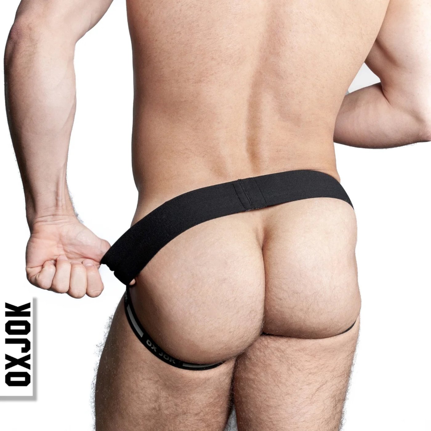 Oxballs OXJOK Airmesh Jock Strap Tar Black