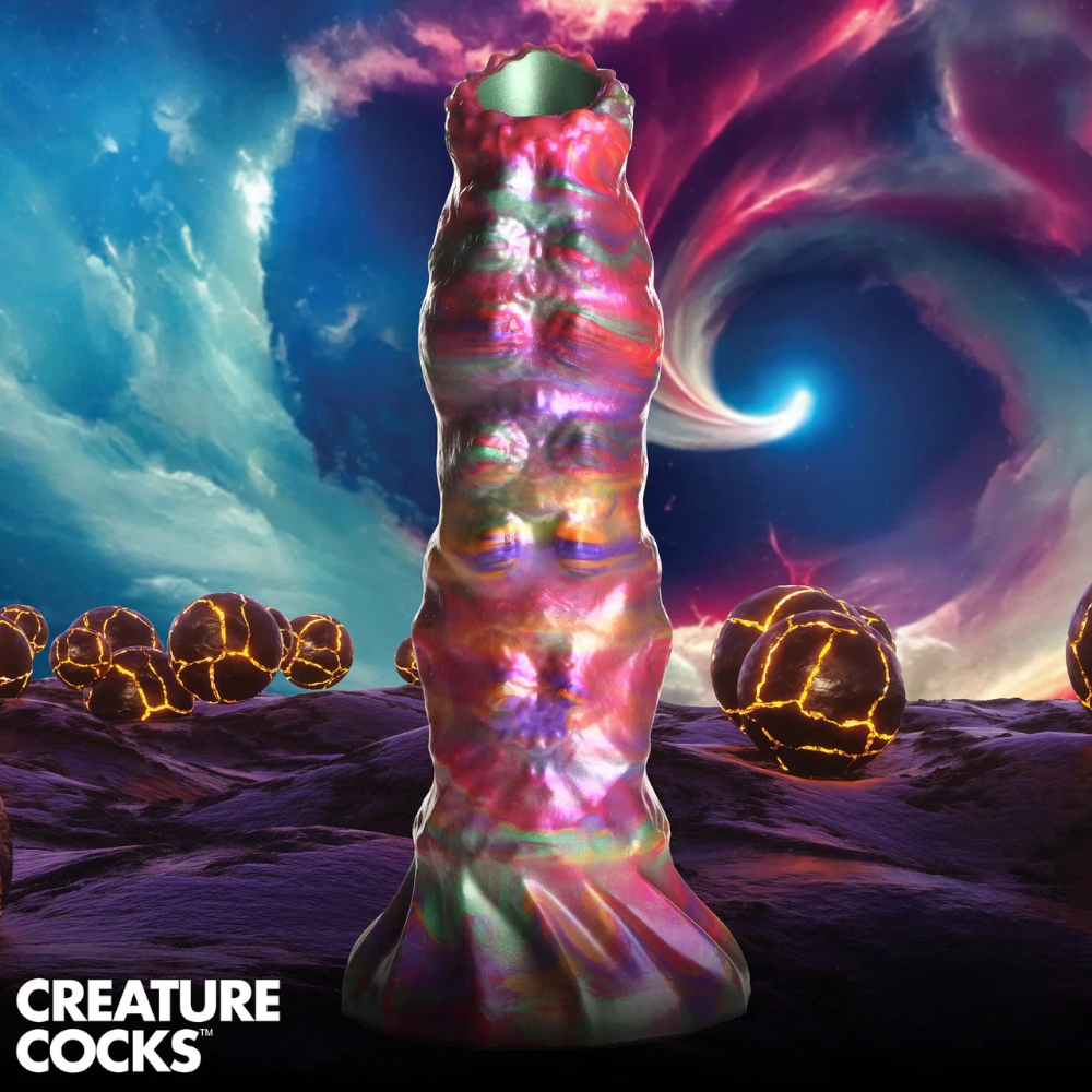 Creature Cocks Larva Silicone Ovipositor Dildo with Eggs 9 Inch
