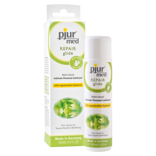 Pjur Repair Glide Waterbased Lubricant with Hyaluronan Transparent 100ml Pjur Repair Glide Waterbased Lubricant with Hyaluronan Transparent 100ml