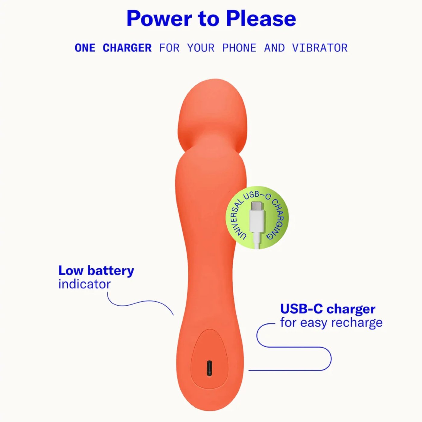 Dame Min Waterproof Rechargeable Mini Wand Vibrator