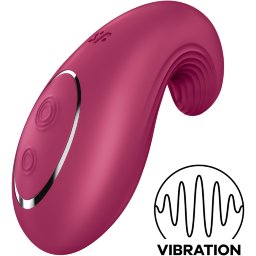 Satisfyer Dipping Delight Rechargeable Clitoral Vibrator (Red)