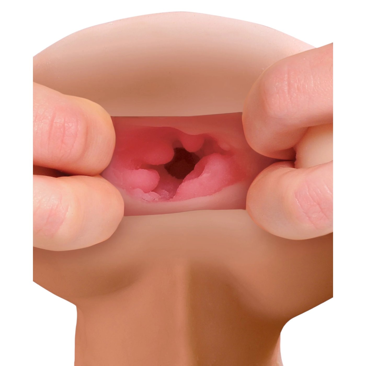 PDX Male Reach Around 2-in-1 Realistic Dildo and Male Masturbator